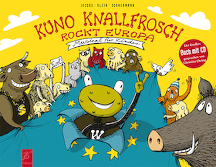 Plakat "Kuno Knallfrosch Rockt Europa"